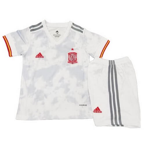 Camiseta España 2ª Niños 2020 Blanco